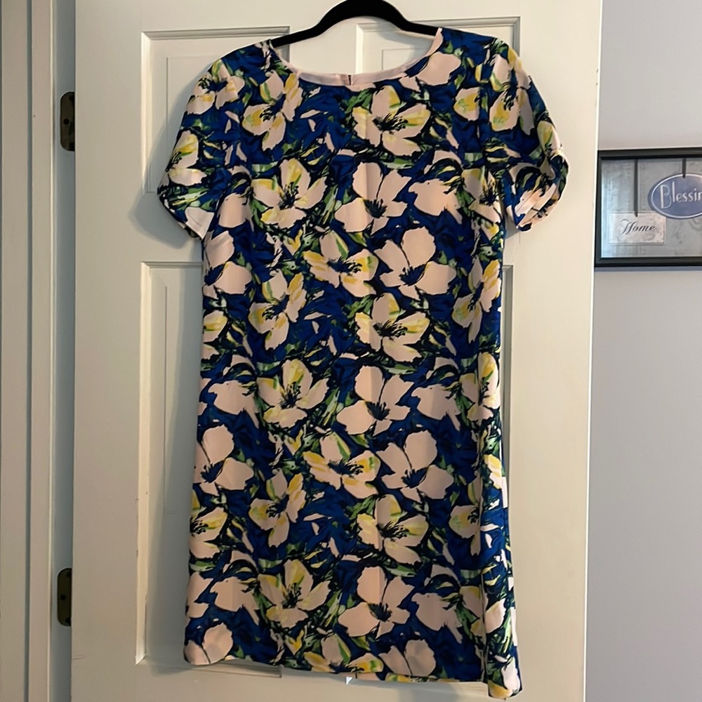 Jcrew floral print dress